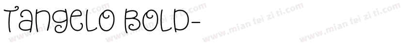 Tangelo Bold字体转换